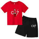 Set de vară pentru copii cu tricou și pantaloni scurți Cristiano Ronaldo - mai multe variante
