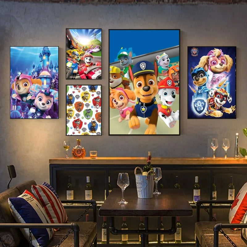 Imaginea designului Paw Patrol - mai multe variante