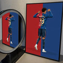 Imaginea de design a unui fotbalist - Lamine Yamal