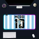 Tastatură și mouse pad luminos RGB Lionel Messi - mai multe variante