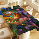 Față de masă pentru copii Minecraft - mai multe variante