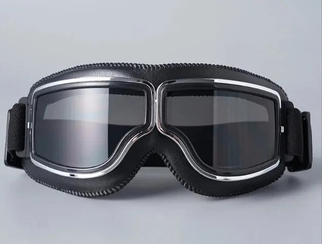 Ochelari de motocicletă din piele - mai multe variante