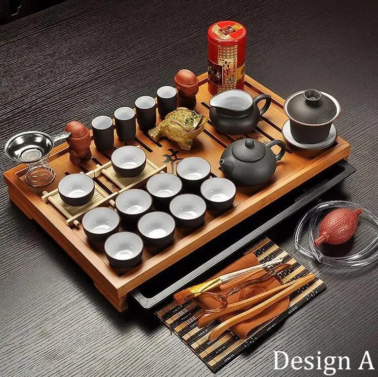 Design set de ceai japonez - mai multe variante