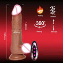 Vibrator cu design realist și funcție de încălzire - mai multe variante