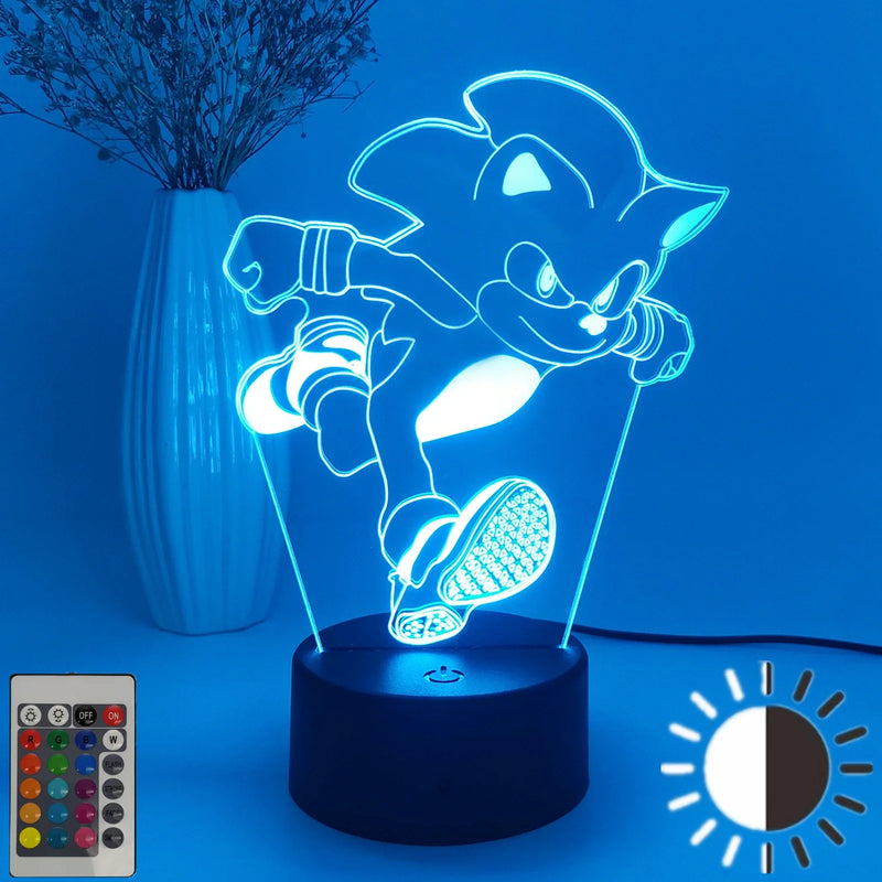 Lampă cu iluzie 3D Sonic