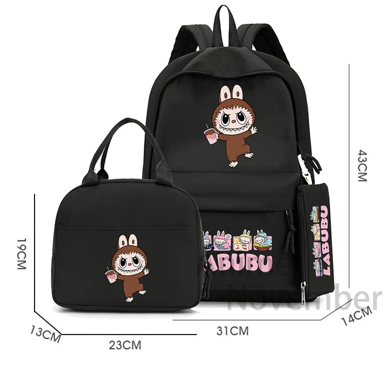 Design școală set Labubu - mai multe variante