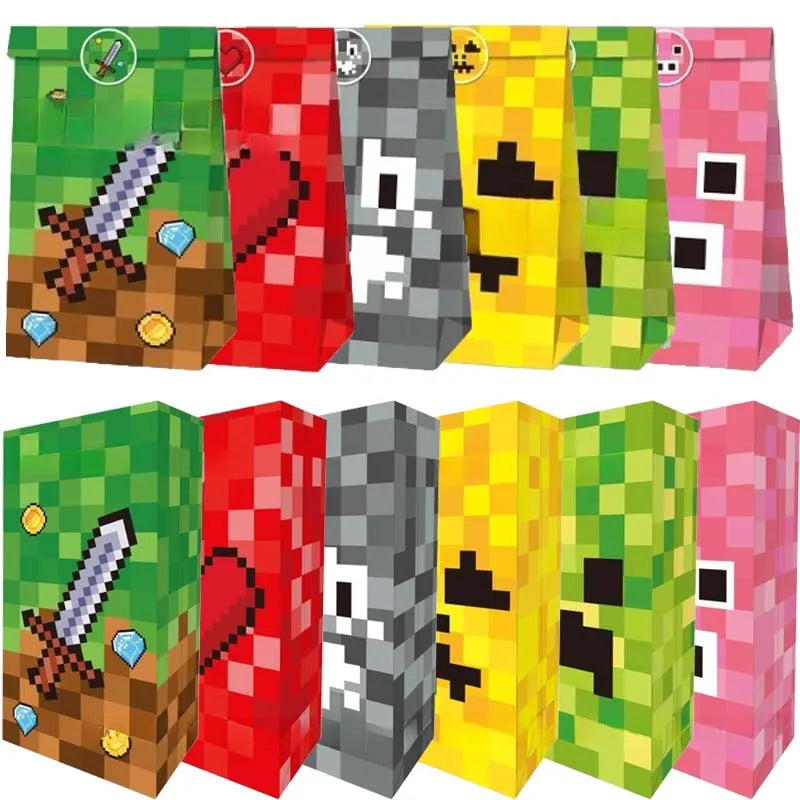 Împachetarea cadourilor Minecraft - 12 buc