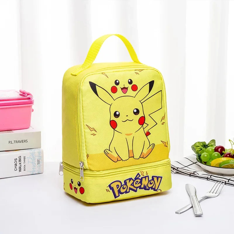 Geantă de prânz școlar izolată termic - Pokemon - mai multe variante