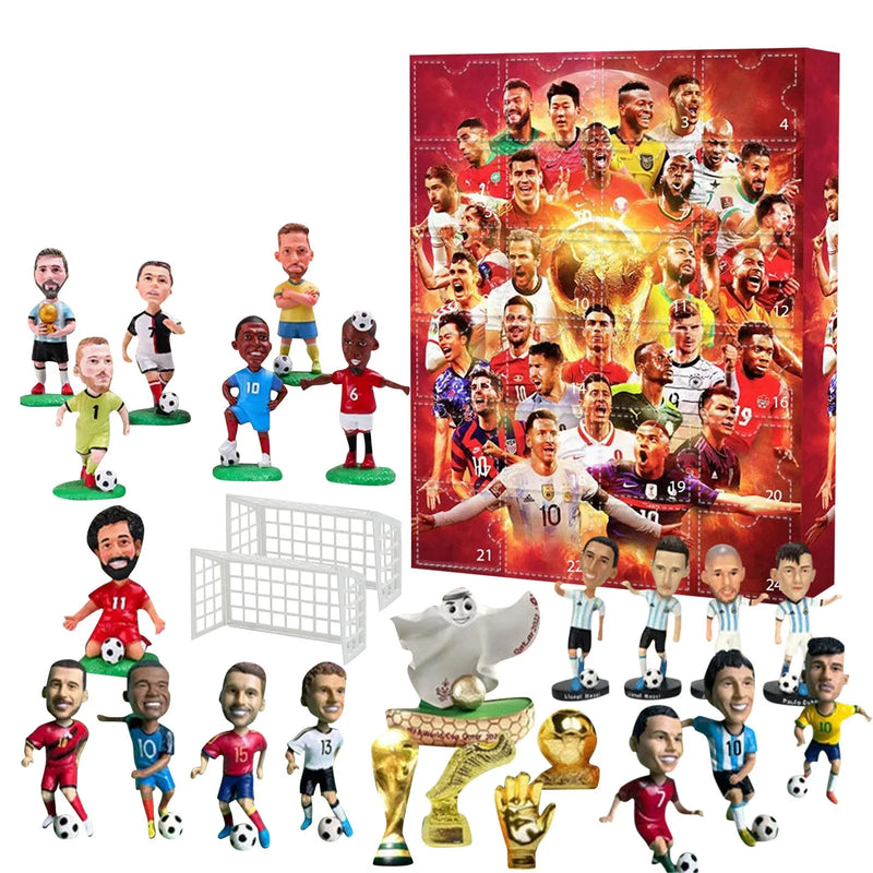 Design calendar advent fotbaliști