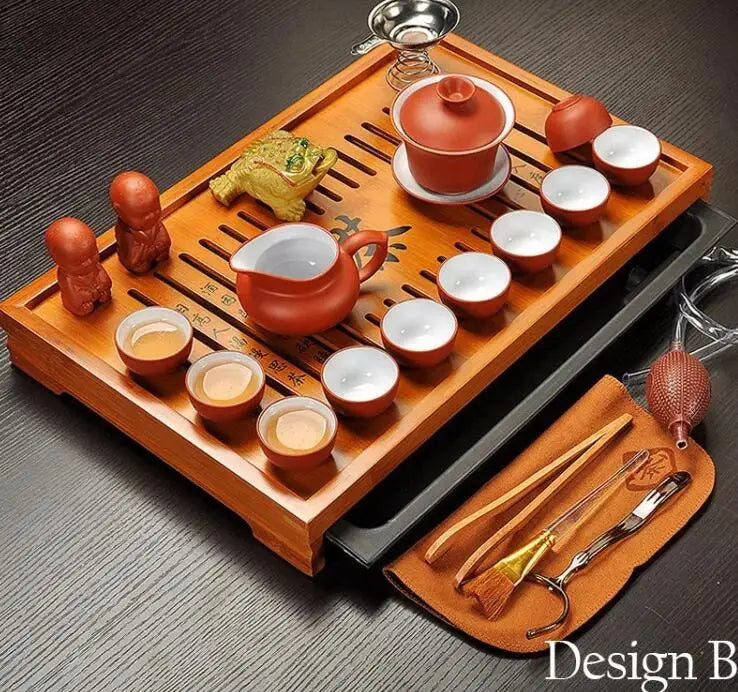 Design set de ceai japonez - mai multe variante