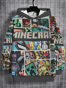 Designer Kids Sweatshirt Minecraft - mai multe variante