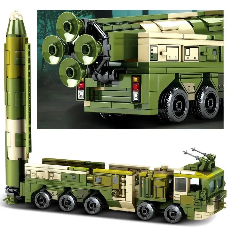 Mașină militară mare cu rachetă
