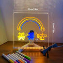 Lampă 3D - tablă de scris