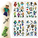 Tatuaje pentru copii Minecraft - pachet de 6