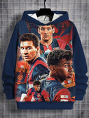 Copii Fotbal Sweatshirt Lionel Messi și Lamine Yamal