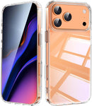 Husă subțire transparentă pentru iPhone Air, 17, 17 Pro, 17 Pro Max