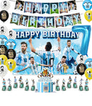 Set de petrecere de fotbal pentru ziua de naștere cu baloane Lionel Messi - mai multe variante