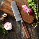 Cuțit din oțel damascat Nakiri