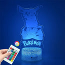 Lampă cu iluzie 3D Pokemon
