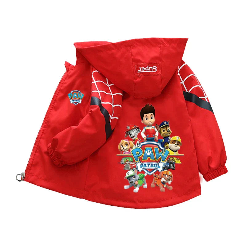 Jachetă de primăvară/toamnă pentru copii cu glugă Paw Patrol - mai multe variante