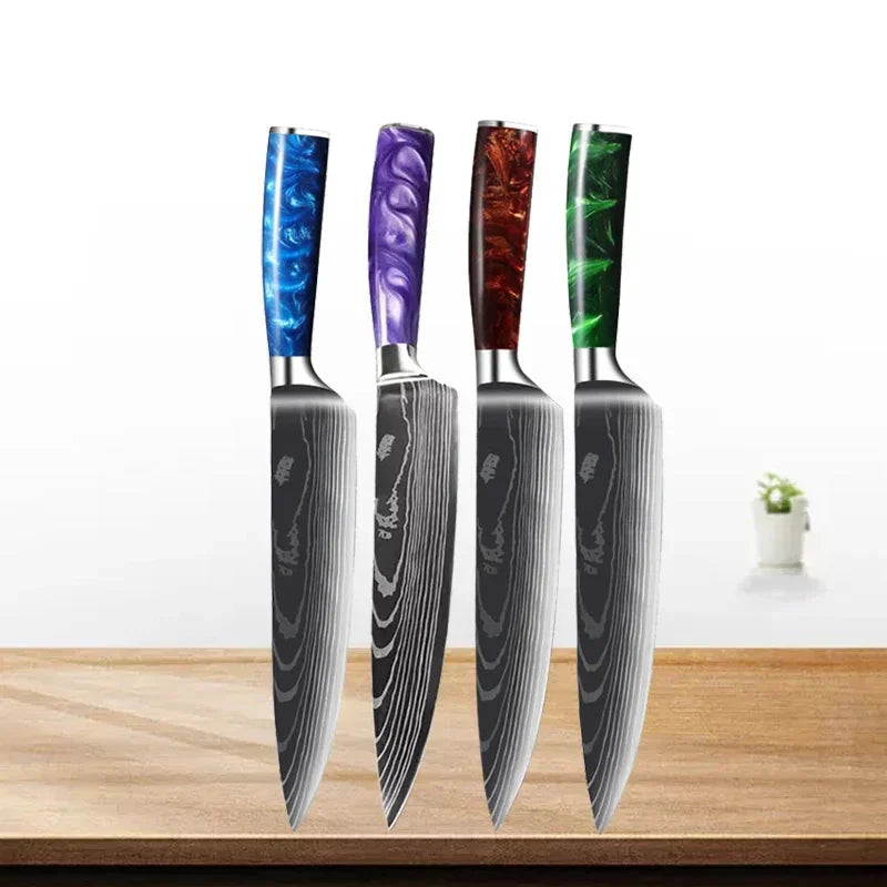 Cuțite de bucătărie BladeArt™ cu mâner de design - mai multe variante