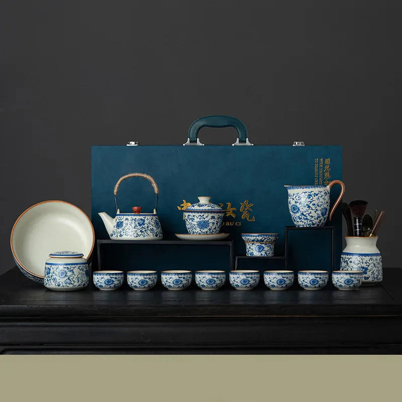 Set de ceai tradițional japonez din porțelan - Matcha