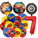 Baloane aniversare Hot Wheels - mai multe variante