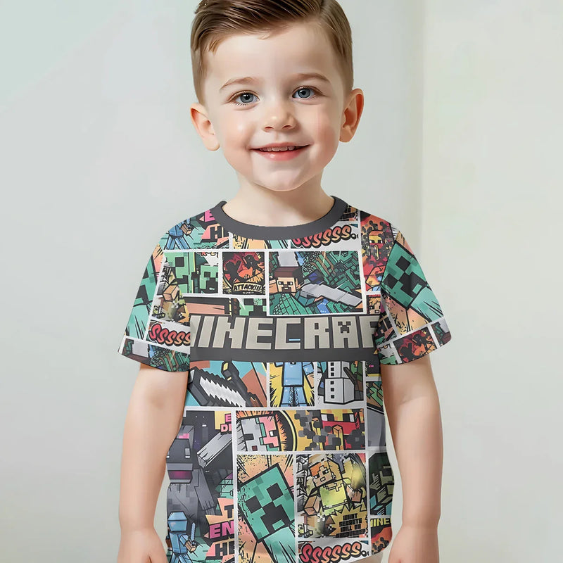Tricoul elegant pentru copii Minecraft - mai multe variante