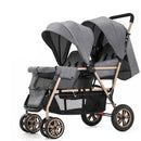 Cărucior pentru gemeni - cărucior ușor pliabil pentru doi copii - mai multe variante