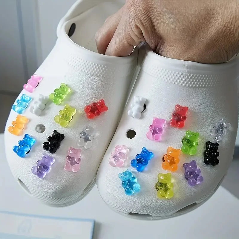 Decorațiuni pentru pantofi Crocs în formă de ursuleți gumați