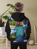 Designer Kids Sweatshirt Minecraft - mai multe variante
