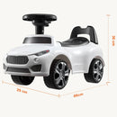 Scuter pentru copii în formă de mașină cu volan