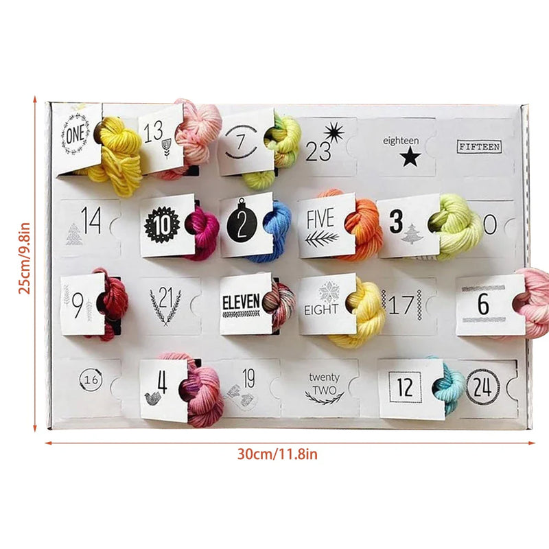 Calendar de Advent pentru femei - fire de tricotat