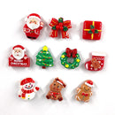Magneți 3D de Crăciun pentru frigider - 10 buc