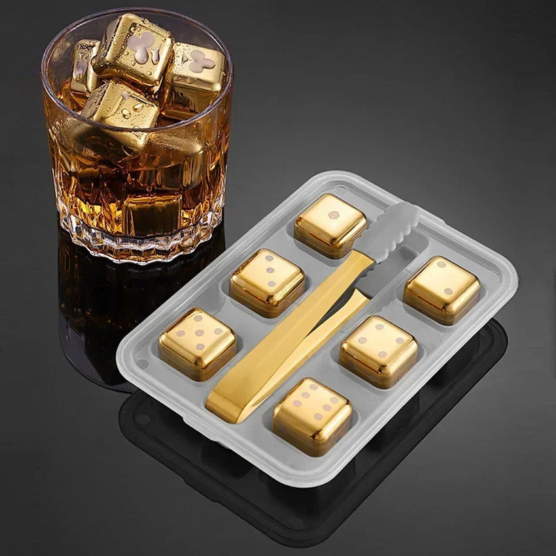 WhiskeyWave™ Cuburi de răcire Whiskey din oțel inoxidabil - mai multe variante