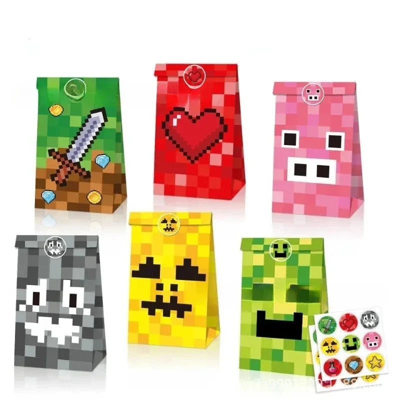 Împachetarea cadourilor Minecraft - 12 buc