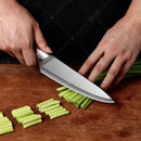 Cuțit de bucătărie cu mâner din lemn și teacă de protecție - mai multe variante