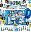 Set de petrecere de fotbal pentru ziua de naștere cu baloane Lionel Messi - mai multe variante