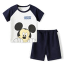Set tricou de vară și pantaloni scurți pentru băieți Mickey Mouse - mai multe variante