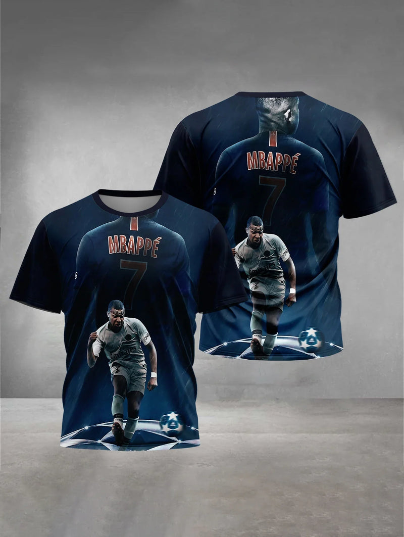 Tricou de vară pentru copii Kylian Mbappé - mai multe variante