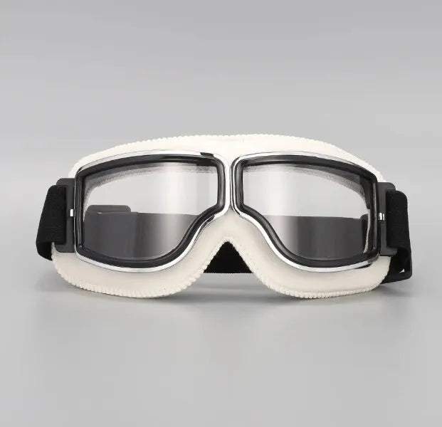 Ochelari de motocicletă din piele - mai multe variante