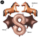 Baloane aniversare cu motiv de cal - mai multe variantenaro