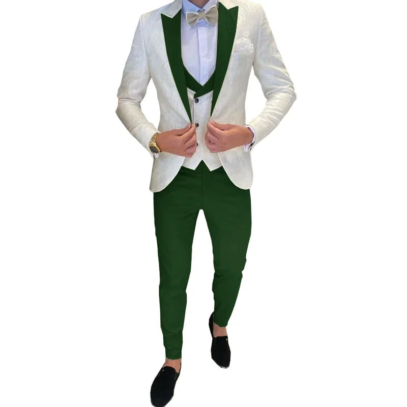 Costum bărbătesc de lux pentru nuntă - mai multe variante