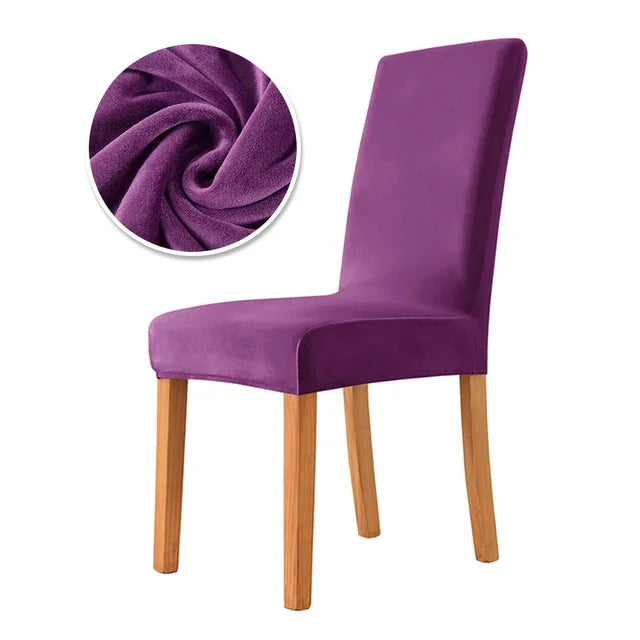 VelvetCover ™ Elastic catifea bucătărie scaun Cover - mai multe variante