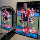 Imaginea de design a unui fotbalist - Lamine Yamal