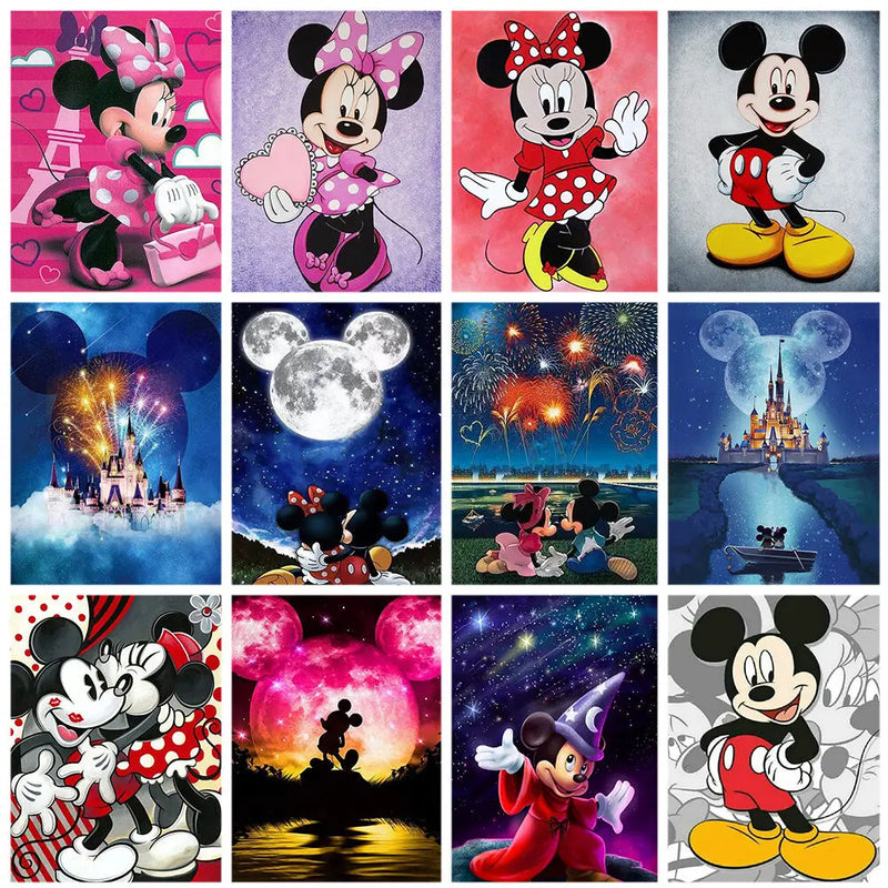 Pictura pentru copii Mickey Mouse - mai multe variante