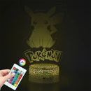 Lampă cu iluzie 3D Pokemon