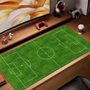 Tastatură și mouse pad - teren de fotbal