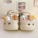 Decorațiuni pentru pantofi Crocs în formă de câini - 10 buc