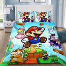 Lenjerie de pat pentru copii Super Mario